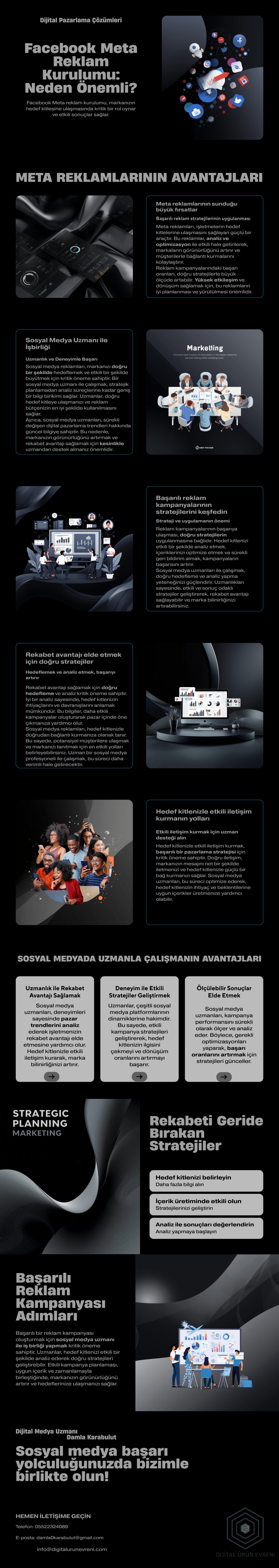 Facebook Meta reklam kurulumu, markanızın hedef kitlesine ulaşmasında kritik bir rol oynar ve etkili sonuçlar sağlar. Facebook Meta Reklam Kurulumu neden Önemli?